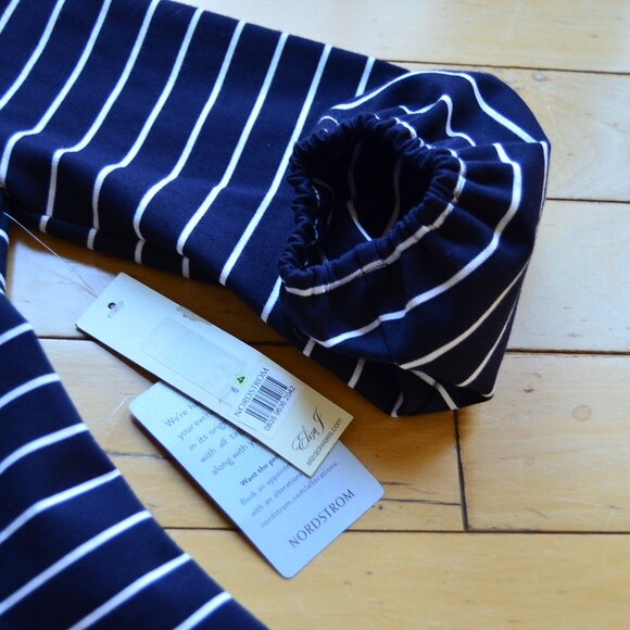 NWT Eliza J Stripe Ponte Knit Dress Size 4 - Picture 8 of 15